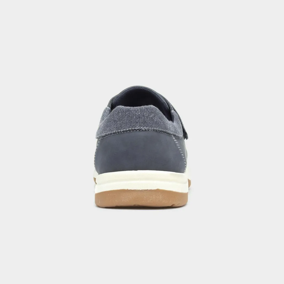 Hobos Elton Mens Blue Easy Fasten Casual Shoe