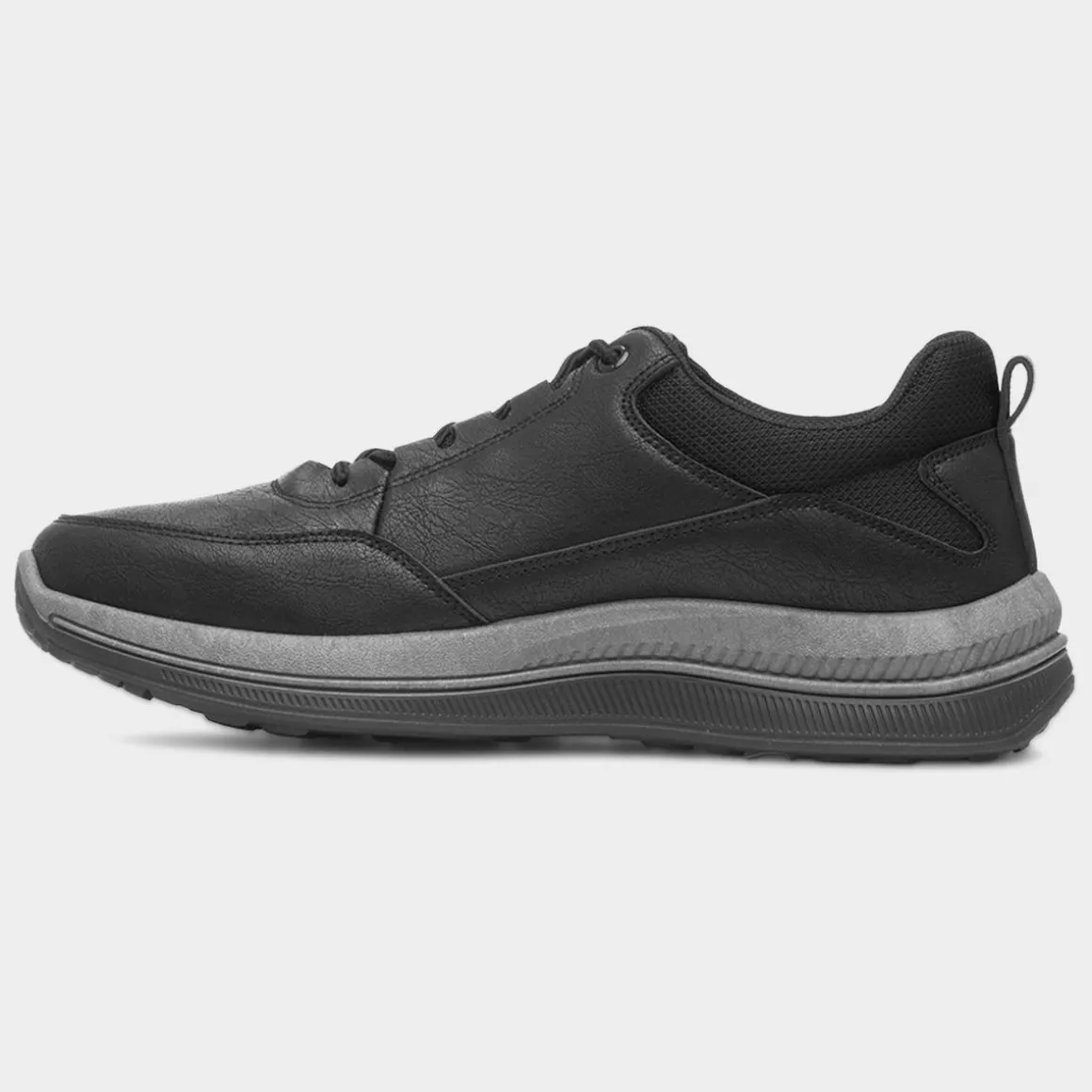 Hobos Evan Mens Black Casual Shoe