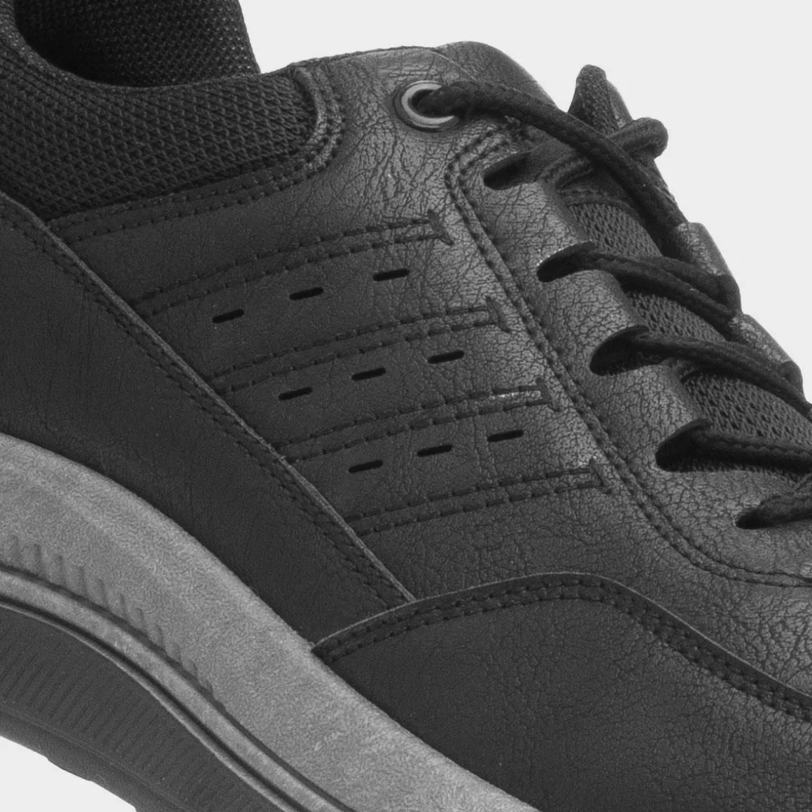 Hobos Evan Mens Black Casual Shoe