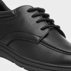 Hobos Harley Mens Black Lace Up Shoe