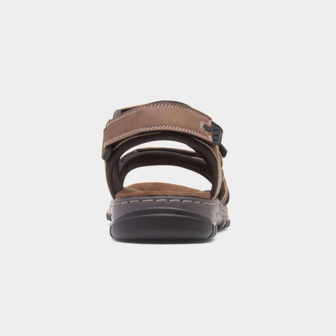 Hobos Hector Mens Tan Easy Fasten Sandal