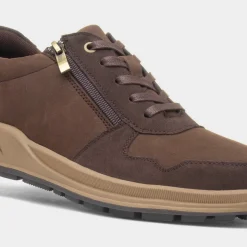 Hush Puppies Alexander Mens Brown Leather Shoe