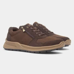 Hush Puppies Alexander Mens Brown Leather Shoe