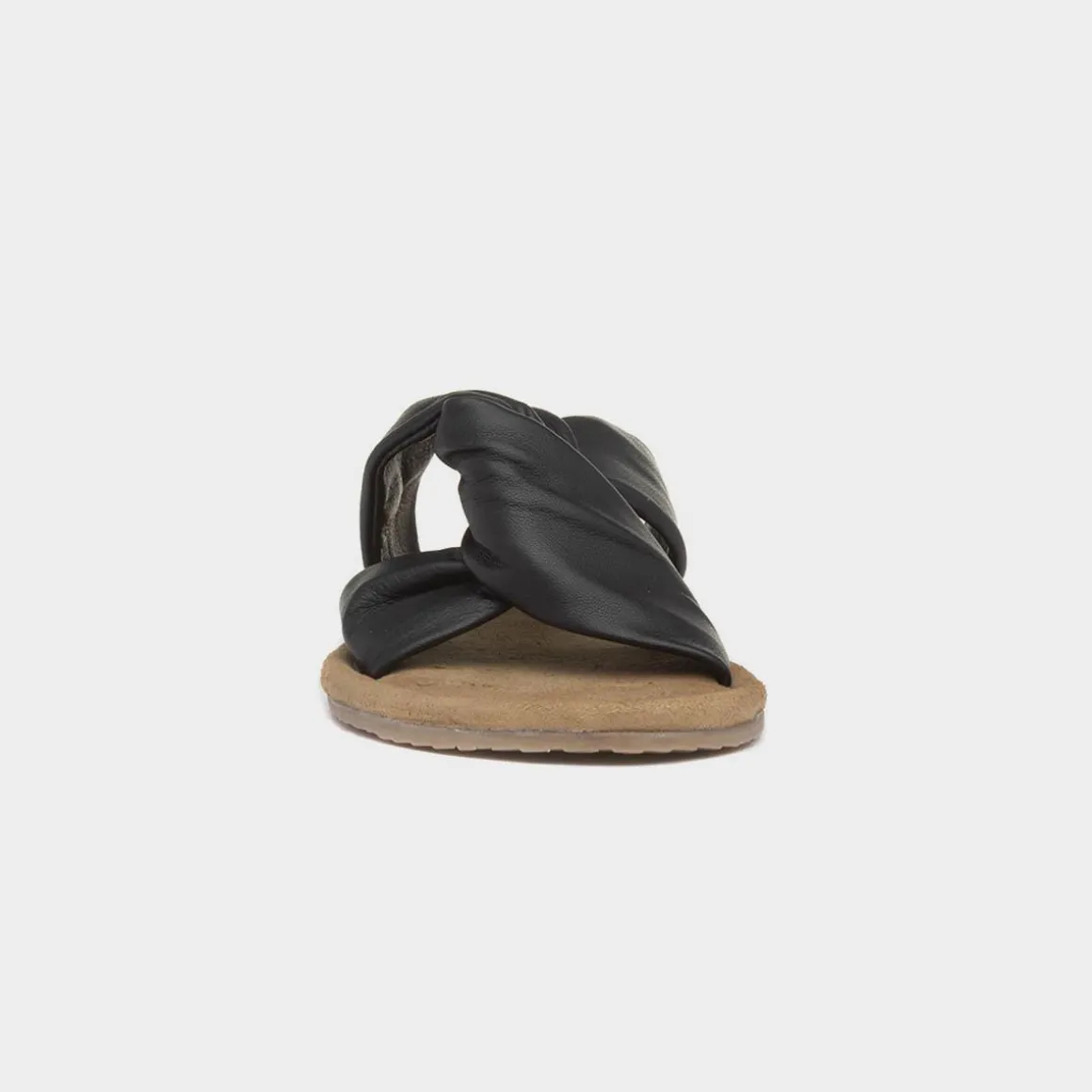 Hush Puppies Amy Womens Black Mule Sandal