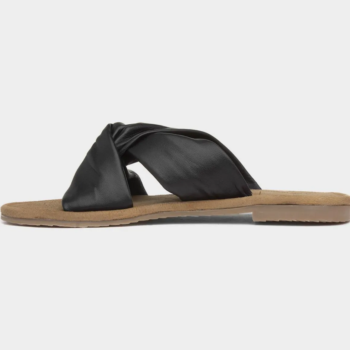 Hush Puppies Amy Womens Black Mule Sandal