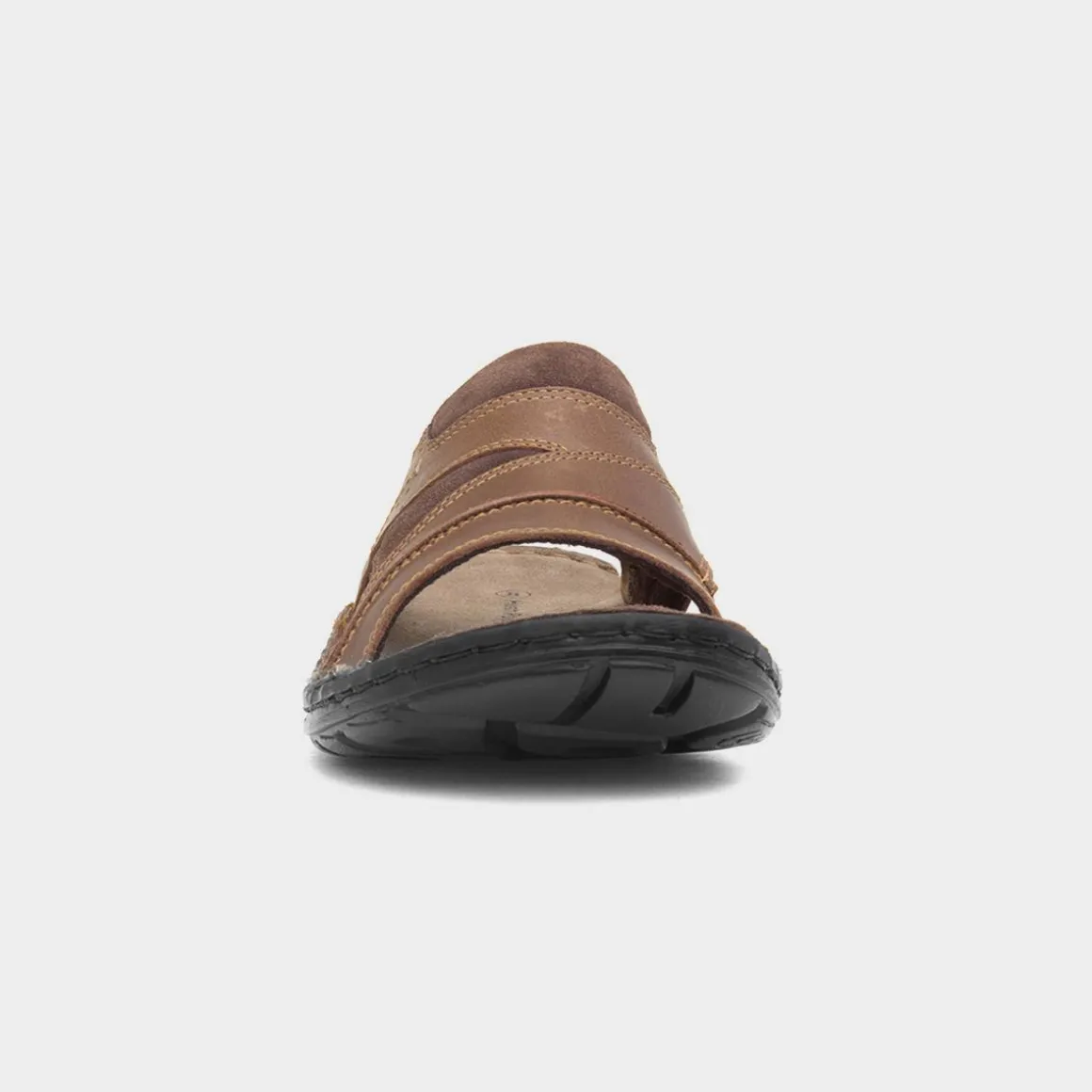 Hush Puppies Archer Mens Tan Leather Mule Sandal