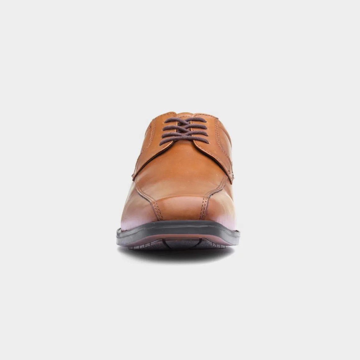 Hush Puppies Brandon Mens Tan Leather Shoe