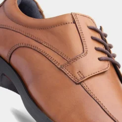 Hush Puppies Brandon Mens Tan Leather Shoe