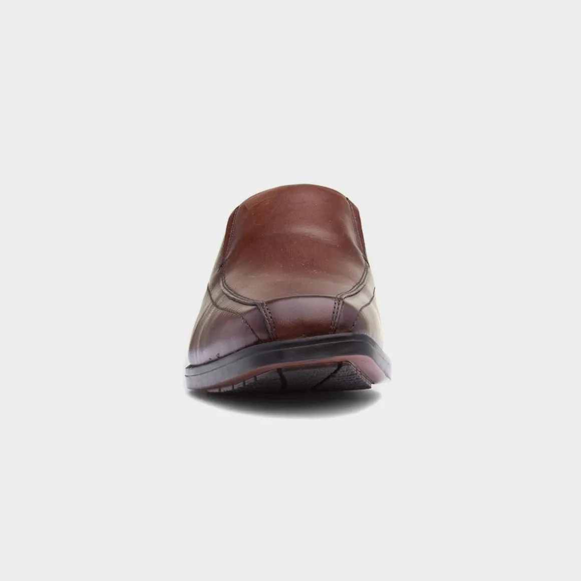 Hush Puppies Brody Mens Chocolate Leather Shoe