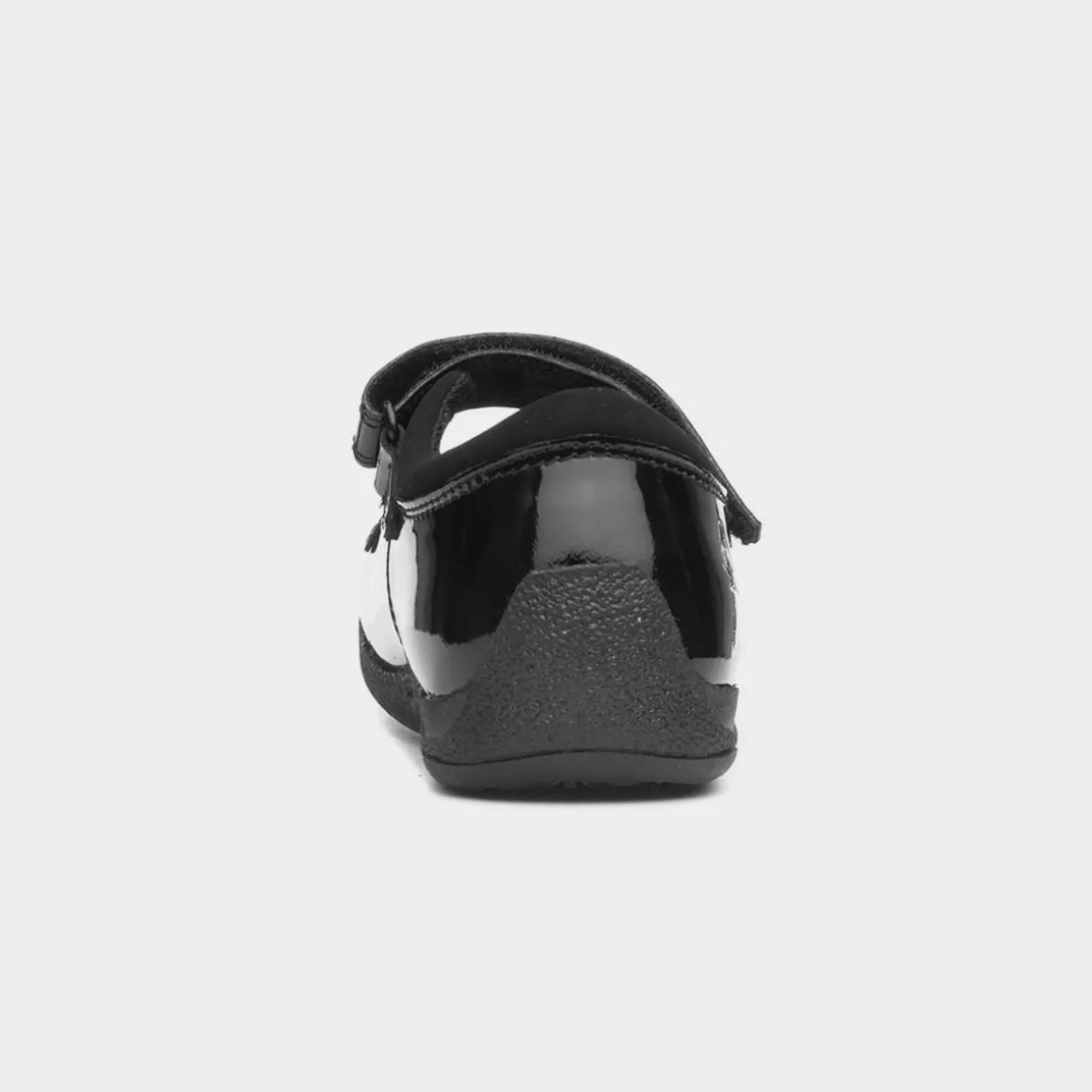 Hush Puppies Christina Girls' Black Leather Shoe