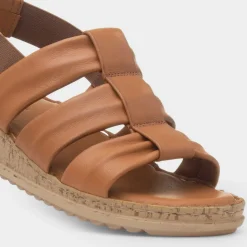 Hush Puppies Eden Womens Tan Leather Sandal
