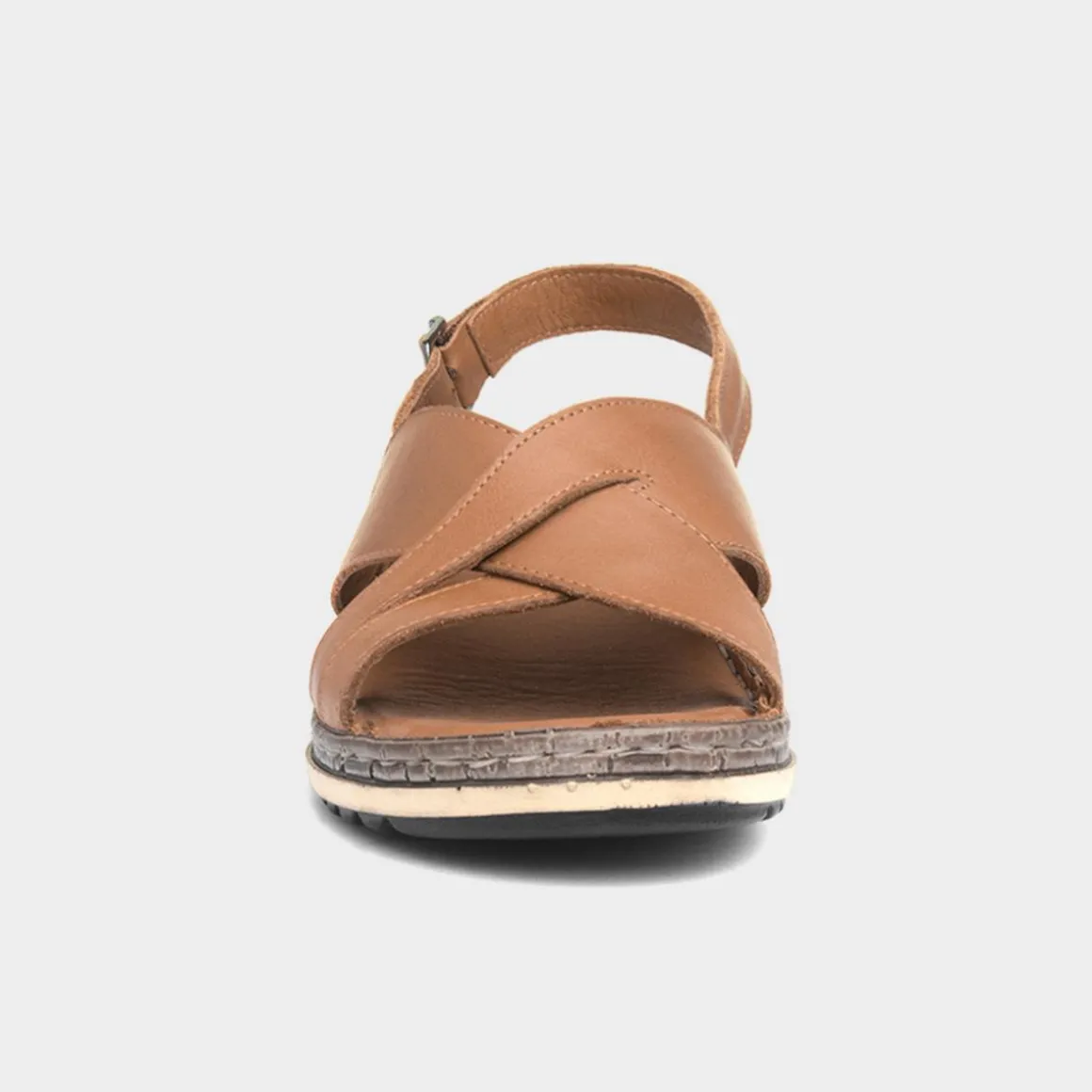 Hush Puppies Elena Womens Tan Wedge Sandal