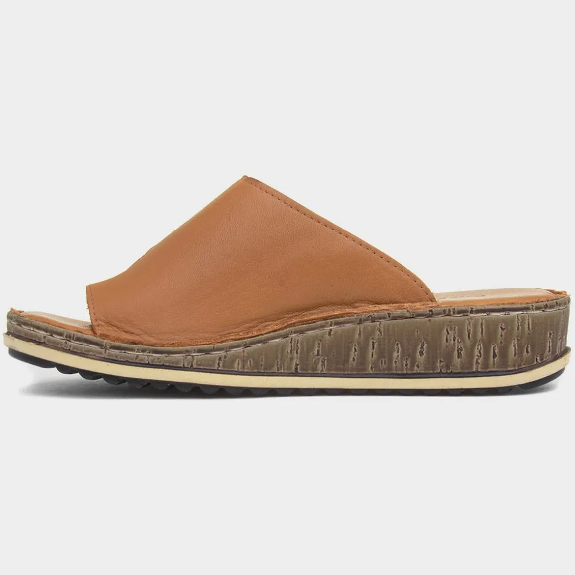 Hush Puppies Elissa Womens Tan Leather Sandal