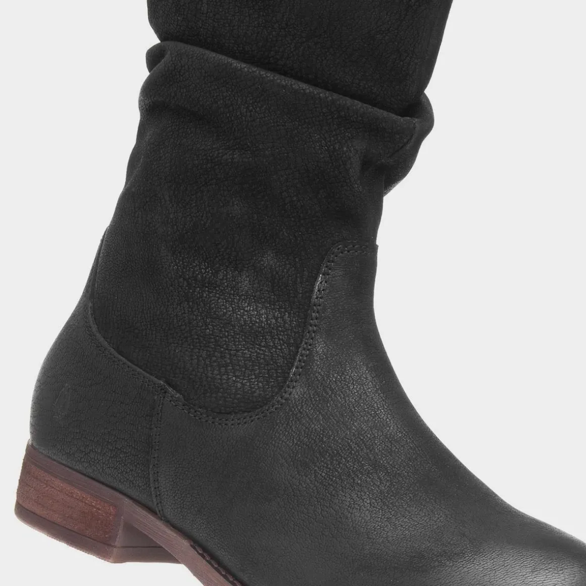 Hush Puppies Emilia Womens Black Leather Boot