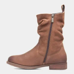Hush Puppies Emilia Womens Tan Leather Boot