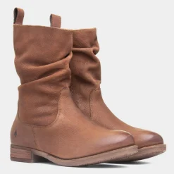 Hush Puppies Emilia Womens Tan Leather Boot