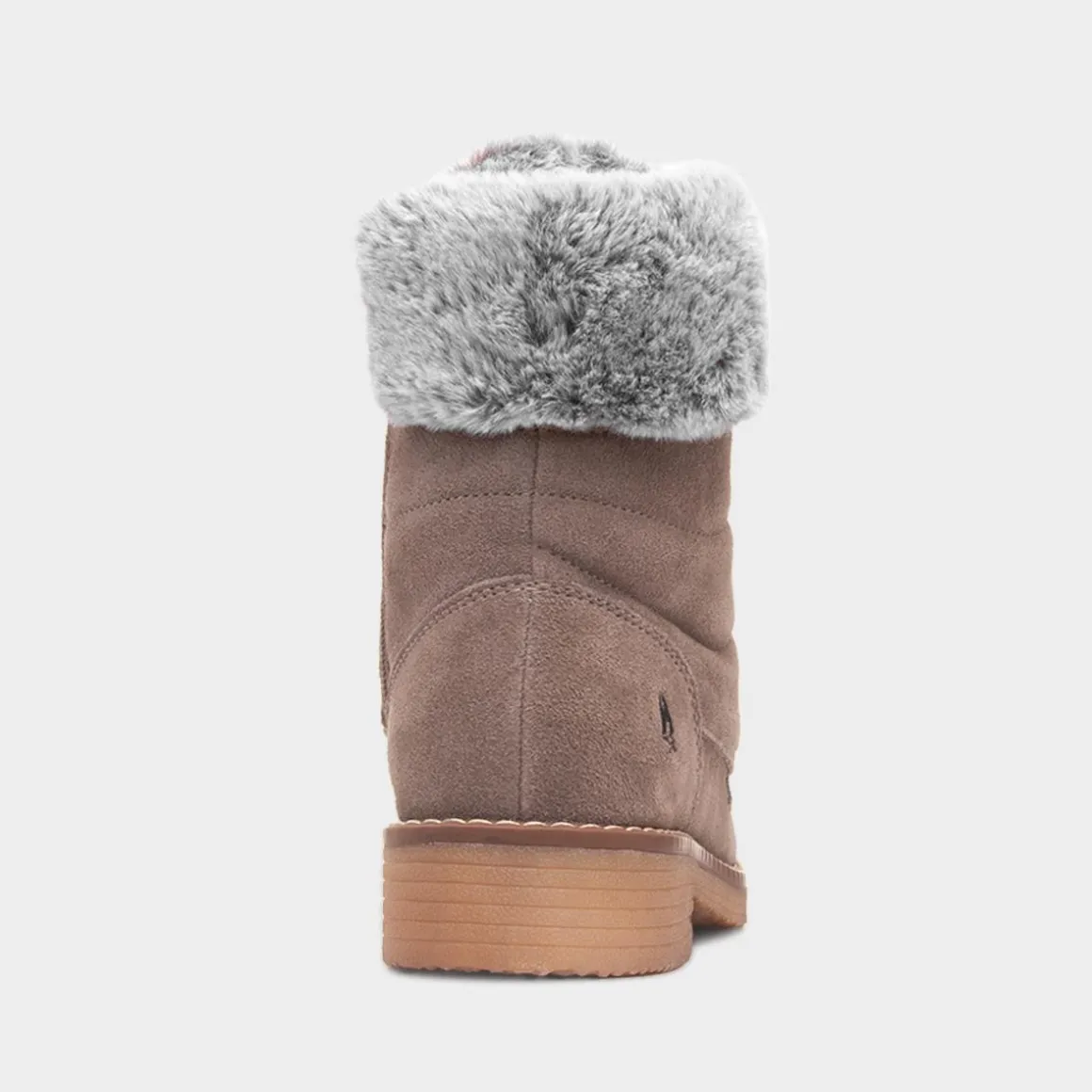 Hush Puppies Florence Women Taupe Ankle Boot