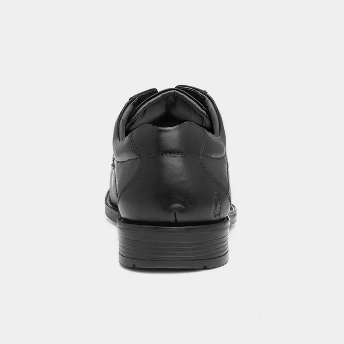 Hush Puppies Hackney Mens Black Leather Shoe