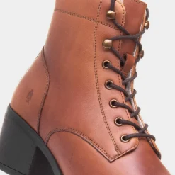 Hush Puppies Harriet Womens Tan Leather Boot
