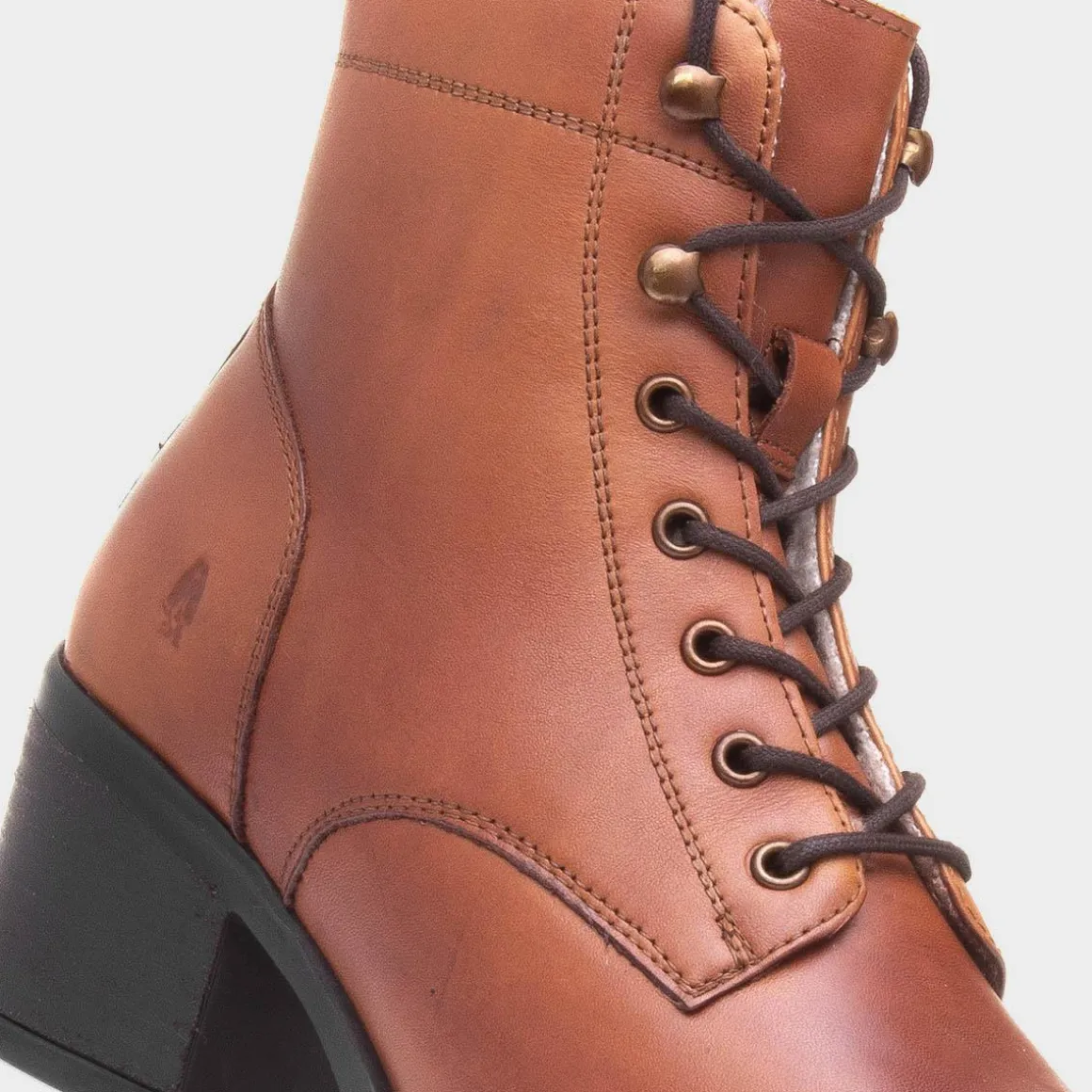Hush Puppies Harriet Womens Tan Leather Boot