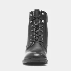 Hush Puppies Harriet Womens Black Leather Boot
