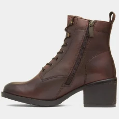 Hush Puppies Harriet Womens Brown Leather Boot