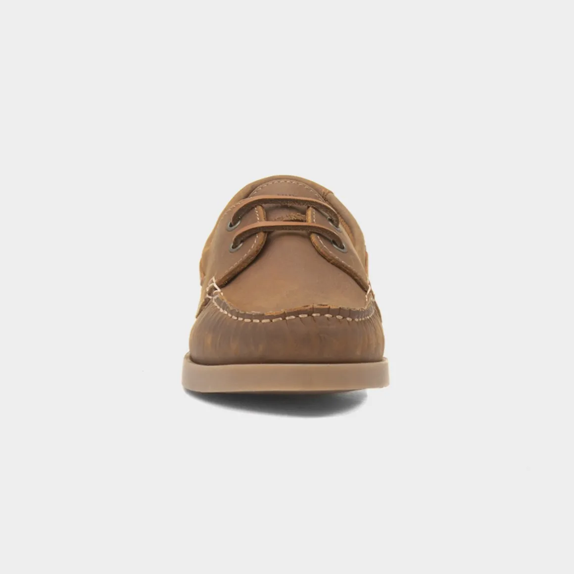 Hush Puppies Isabel Womens Tan Leather Boat Shoe