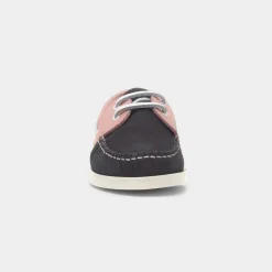 Hush Puppies Isabel Womens Navy Leather Boat Shoe