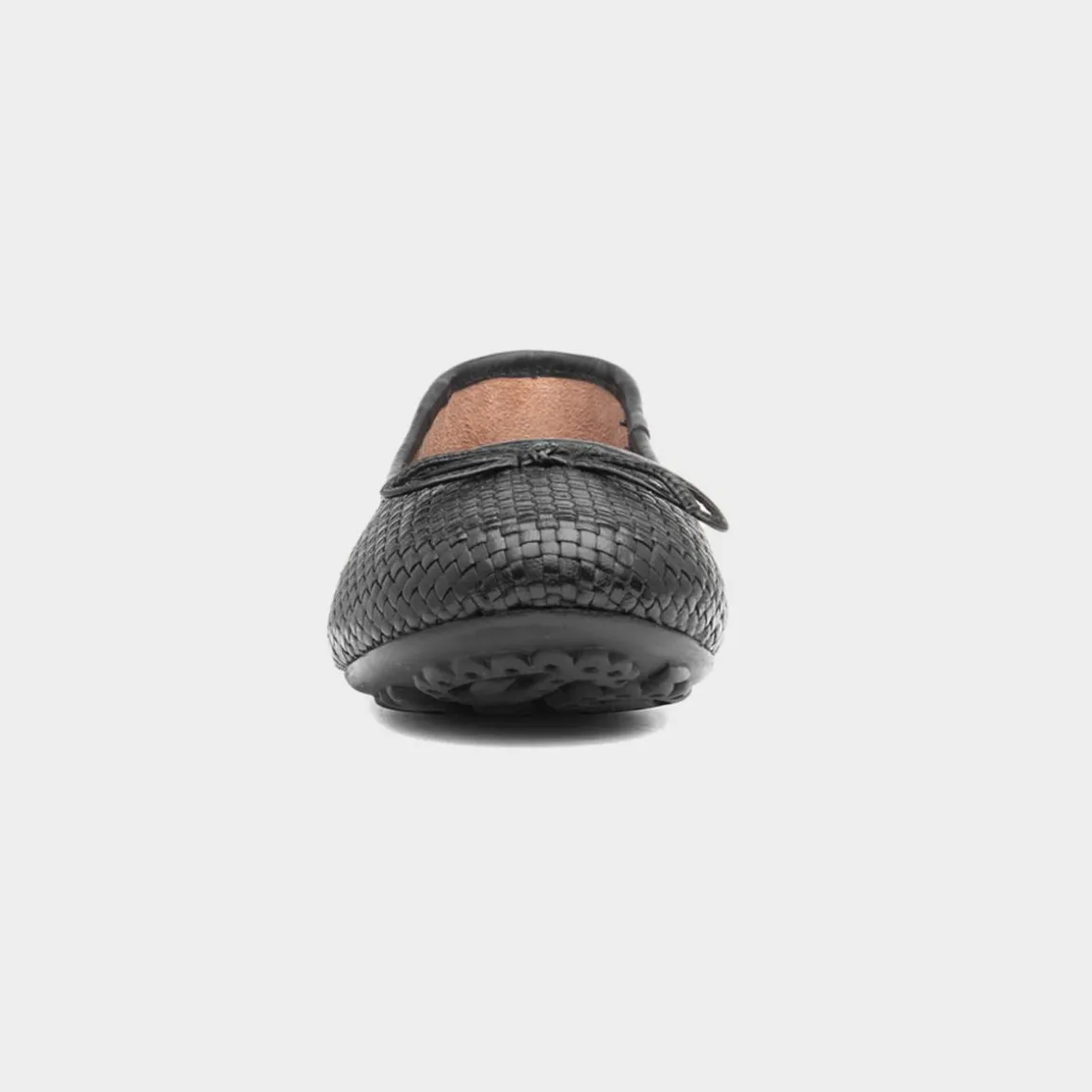 Hush Puppies Janelle Womens Black Ballerina Shoe