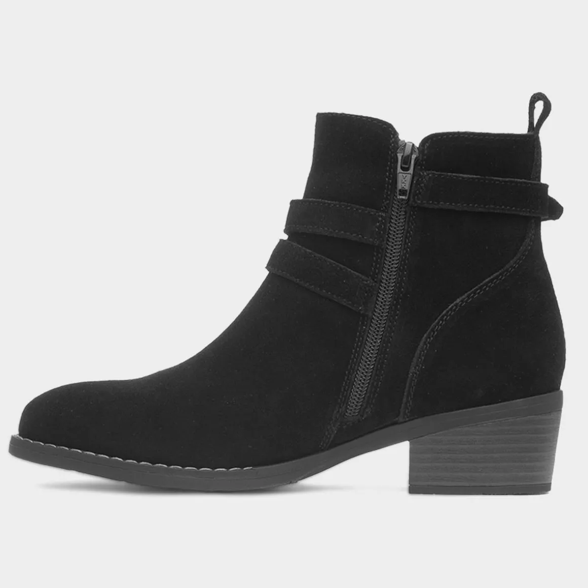 Hush Puppies Jenna Womens Black Leather Boot