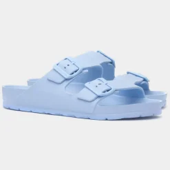Hush Puppies Lorna Womens Blue Buckle EVA Sandal