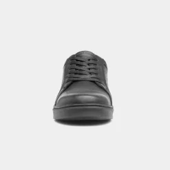 Hush Puppies Madden Mens Black Leather Shoe