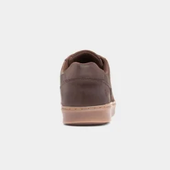 Hush Puppies Madden Mens Coffee Leather Shoe