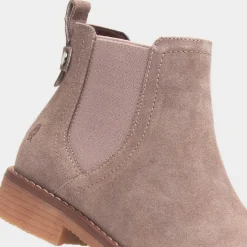 Hush Puppies Maddy Womens Grey Leather Boot