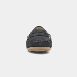 Hush Puppies Margot Womens Navy Leather Loafer