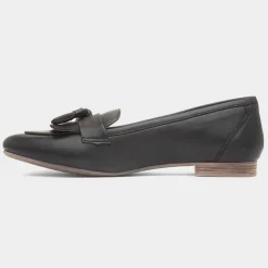 Hush Puppies Marissa Womens Black Leather Loafer
