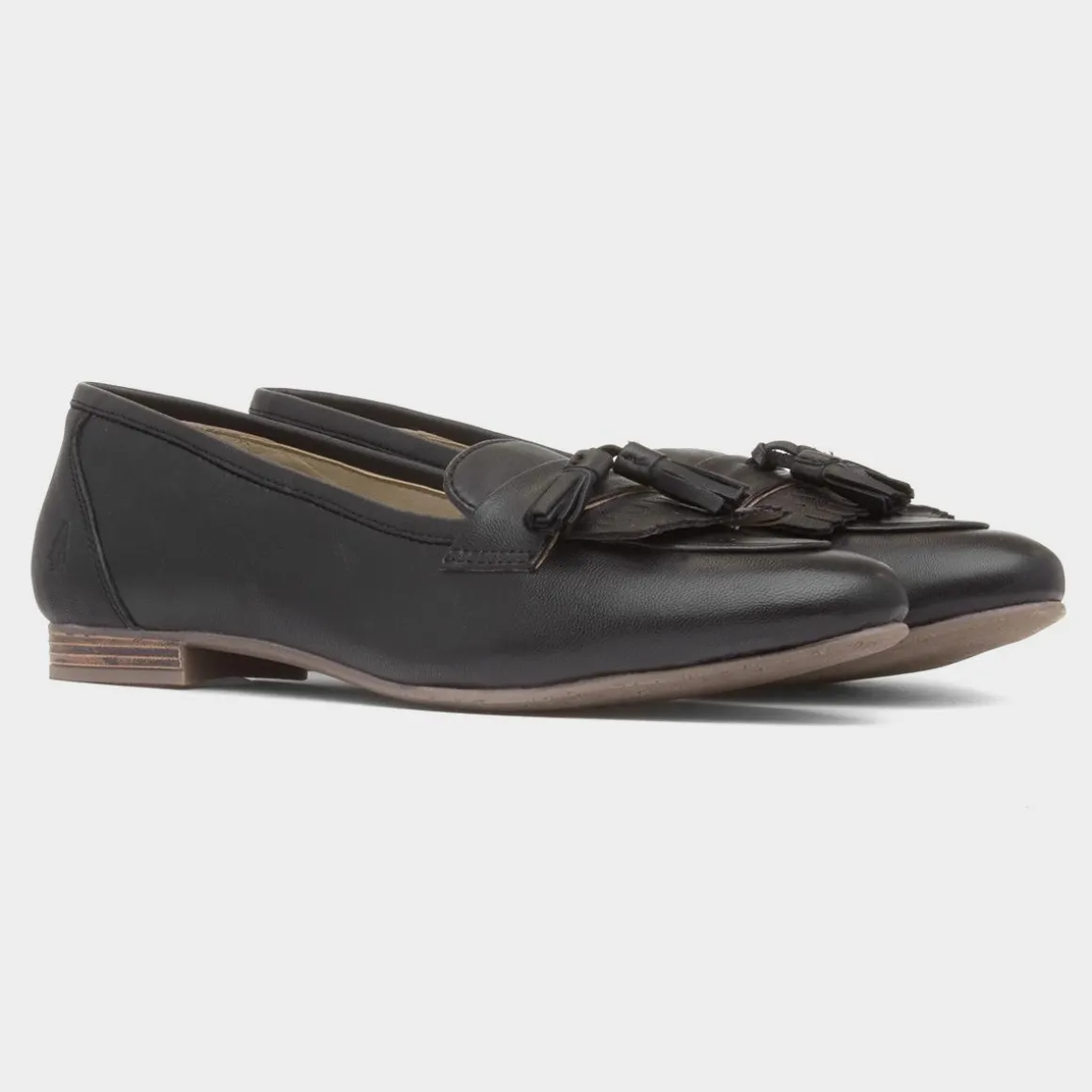 Hush Puppies Marissa Womens Black Leather Loafer
