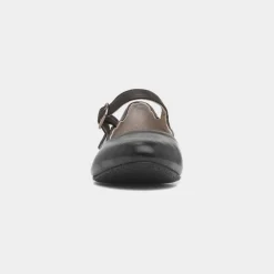 Hush Puppies Melissa Womens Black Leather Shoe