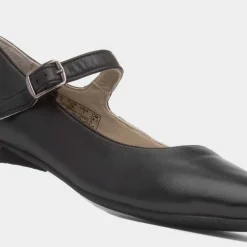 Hush Puppies Melissa Womens Black Leather Shoe