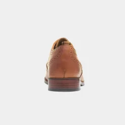 Hush Puppies Natalia Womens Tan Leather Brogue