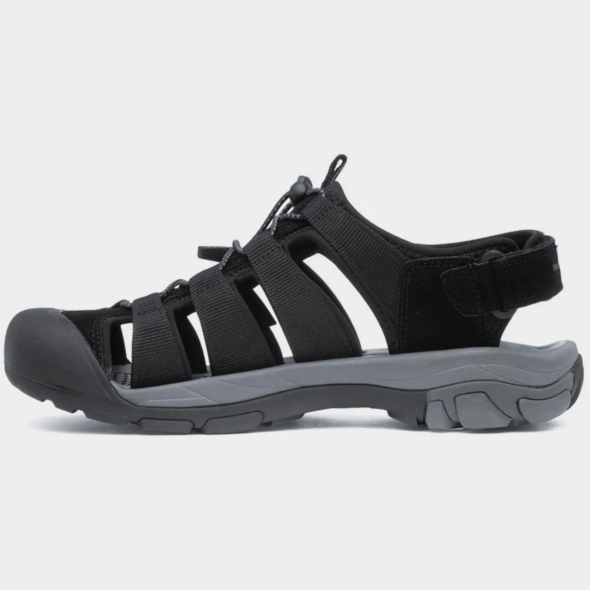 Hush Puppies Peru Mens Black Sandal