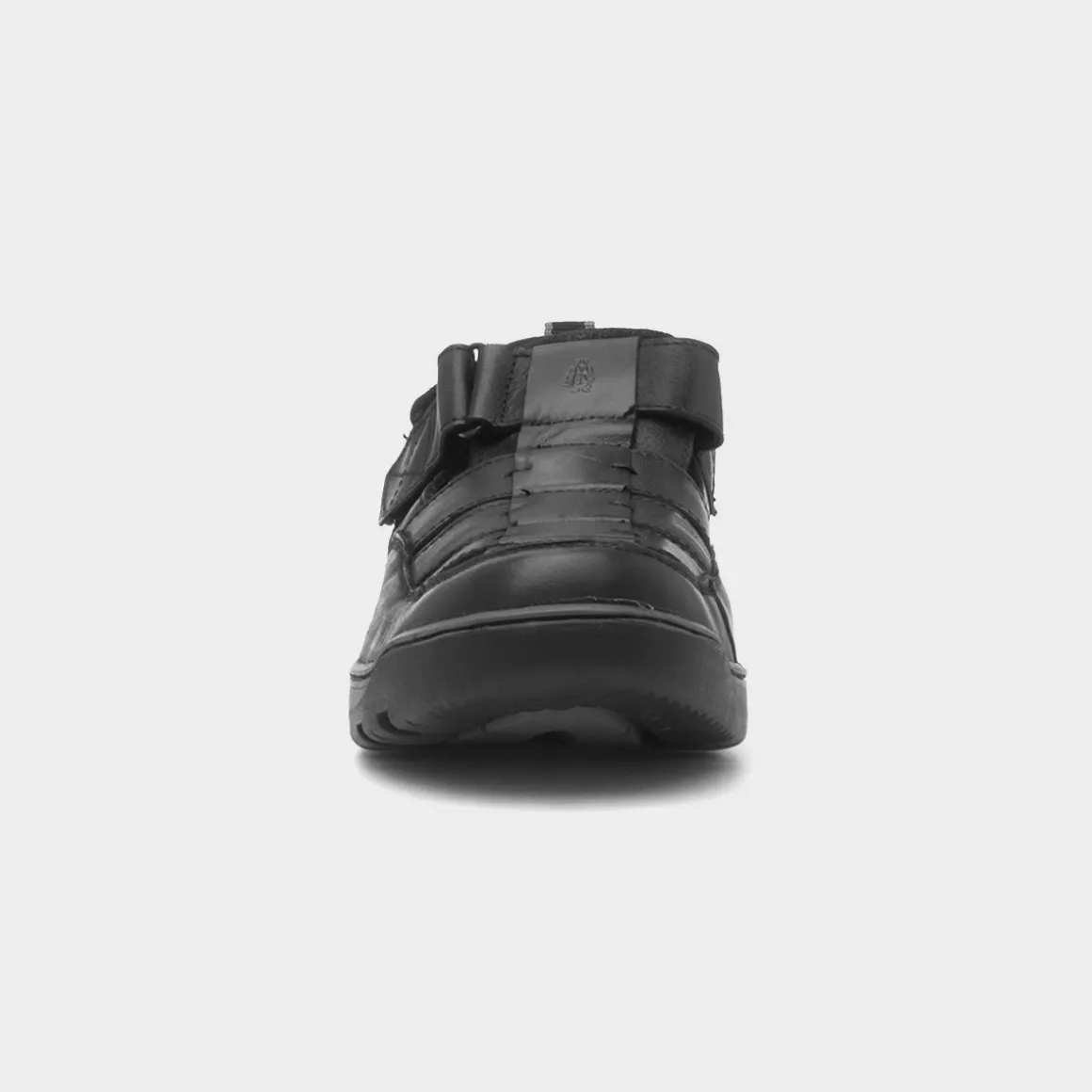 Hush Puppies Rucker Mens Black Leather Sandal