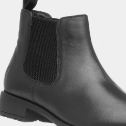 Hush Puppies Sammie Womens Black Leather Boot
