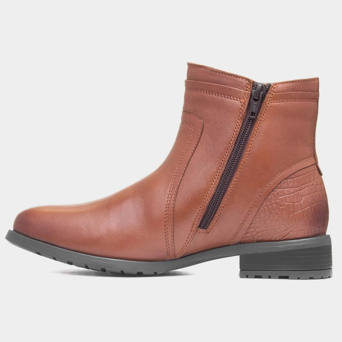 Hush Puppies Scarlett Womens Tan Leather Boot
