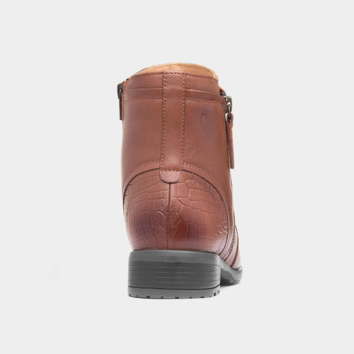 Hush Puppies Scarlett Womens Tan Leather Boot