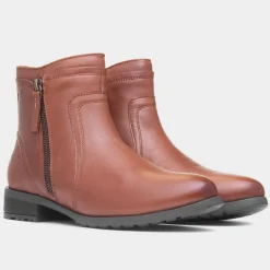 Hush Puppies Scarlett Womens Tan Leather Boot