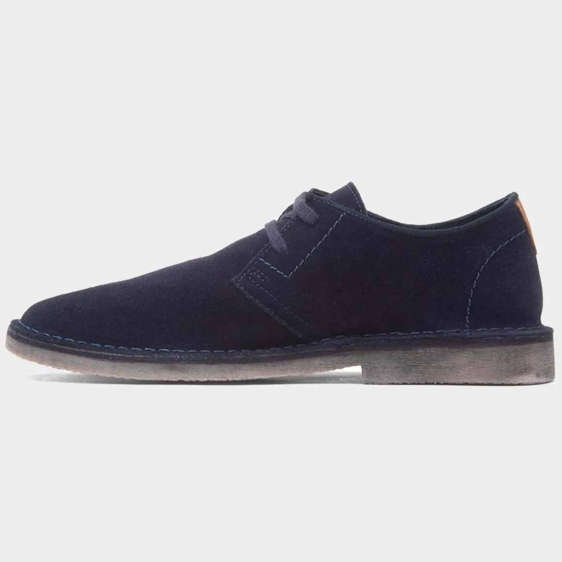 Hush Puppies Scout Mens Navy Leather Shoe
