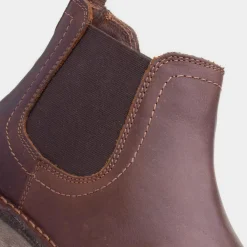 Hush Puppies Shaun Mens Brown Leather Boot