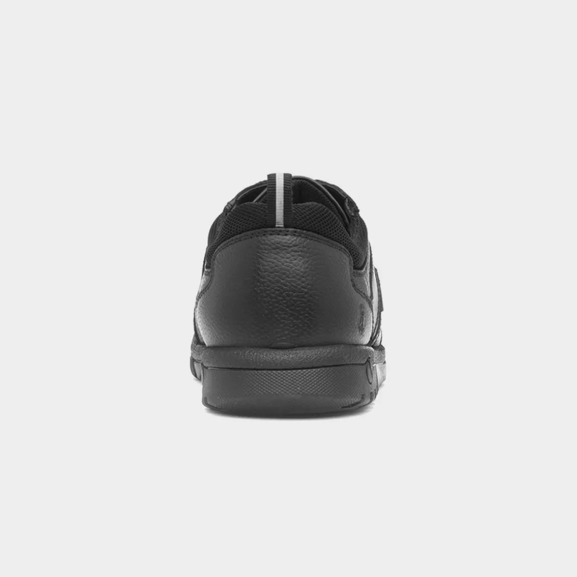 Hush Puppies Steven Snr Boys Black Shoe Sizes 3-6