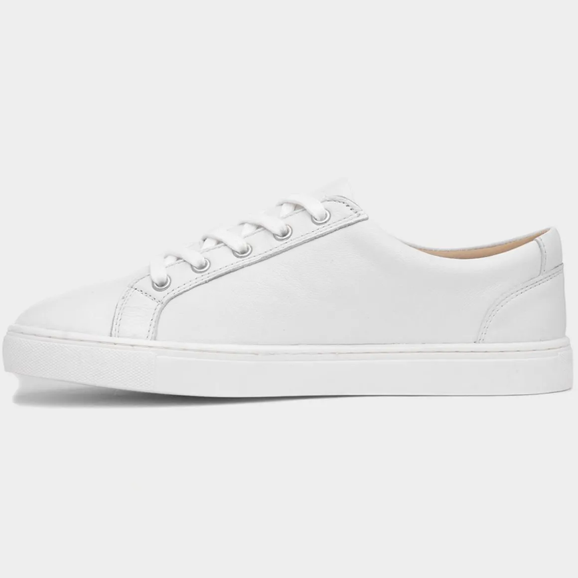 Hush Puppies Tessa Womens White Canvas